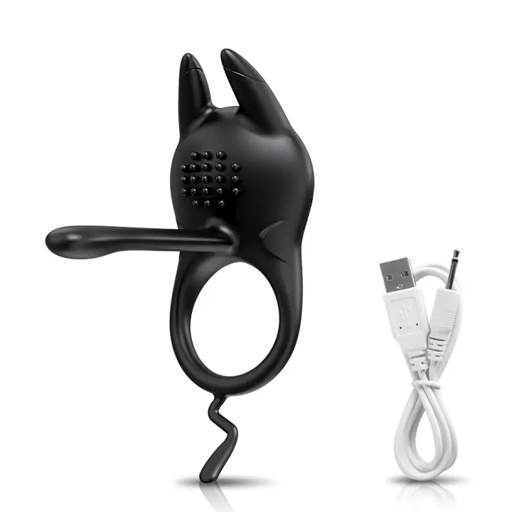 Anillo vibrador para el pene para hombres, estimulador del glande y el punto G, retraso de la eyaculación, juguete sexual para parejas - 1