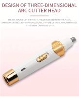 Maquinilla de afeitar eléctrica 4 en 1 para mujer, eliminador de vello húmedo y seco para vello púbico, cejas, nariz, cara, piernas, axilas - details 2