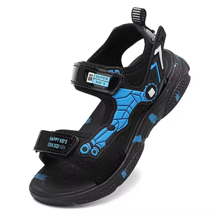 Sandalias deportivas transpirables para niños, zapatos de playa informales, cómodos, de suela suave, antideslizantes, a la moda, de verano - 1