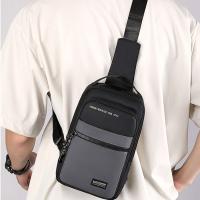 Bolso de pecho de tela Oxford para hombre, bolso cruzado multifuncional de estilo coreano, bolso de hombro deportivo ajustable de gran capacidad - details 14