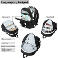 Mochilas escolares para adolescentes, mochilas para computadora portátil de 15,6 pulgadas, lindas mochilas universitarias, mochilas casuales antirrobo para mujeres - details 1