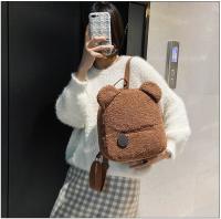 Mochila de felpa, bolso de mujer, nueva versión coreana, súper linda mochila con orejas de oso, mochila para niñas, bolso padre-hijo. - details 24