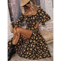 Vestido elegante floral bohemio de temporada para mujer - details 5