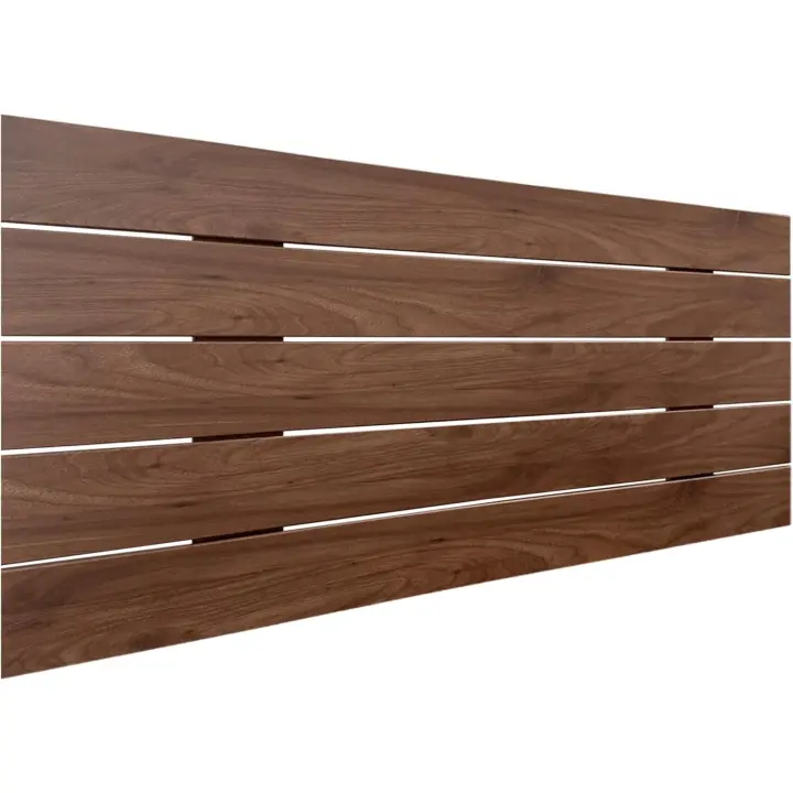 Cabecero de Madera reciclada Estilo Palet Horizontal Cama Palets Herrajes incluidos (150x46 Palet 5, Madera Natural) - 1