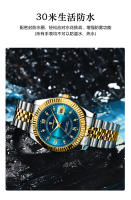 Reloj de hombre de lujo de marca suiza, nuevo reloj de cuarzo para negocios. - details 8