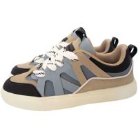Logotipos de skate para hombre y mujer, zapatillas de baloncesto de cuero informales de corte bajo, compatibles con las temporadas de verano e invierno - details 3