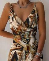 Irt largo con camisola, traje para mujer, cuello en V, sin mangas, largo hasta la rodilla perfecto - details 6