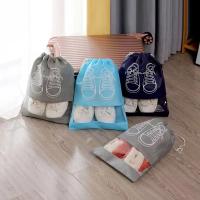 Bolsa de Almacenamiento de Zapatos de Viaje No Tejida Cubierta de Zapatos para el Hogar a Prueba de Polvo con Cordón - details 1