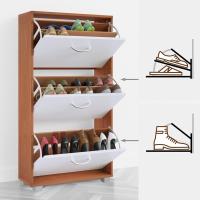 Mueble para 18 Pares Organizador Zapatos 3 Puertas Compacto 115x61x24cm - details 15