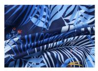 Bañador con estampado de plantas para hombre, pantalones cortos de playa, medio Panty, traje de baño de secado rápido, cintura elástica con cordón - details 5
