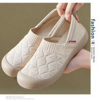 Zapatos planos casuales sin cordones para mujer, suela suave, zapatos para caminar cómodos y versátiles - details 0