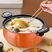 Olla de sopa de calabaza de hierro refinado antiadherente para el hogar, olla de micropresión de calabaza de 5/8L, estufa de Gas Universal de gran capacidad - details 3