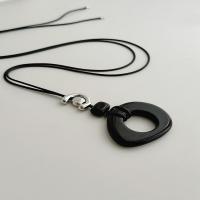 Collar Retro para mujer, nuevo nicho coreano, cadena de suéter, moda, otoño e invierno, versátil, collar de sentido premium - details 43