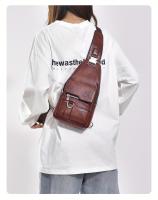 Nuevo bolso de mensajero unisex impermeable y resistente al desgaste, bolso cruzado, bolso de mano, bolso de hombro, bolso de pecho, hecho de tela resistente al desgaste, gran capacidad con bolsillos grandes, fácil de transportar, adecuado para el trabajo - details 5