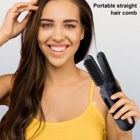 Portátil Sin Cable Alisador de Cabello 3 Velocidades Ajustables Cepillo Eléctrico para Estilizar Rizos Desenredador para Belleza - details 5