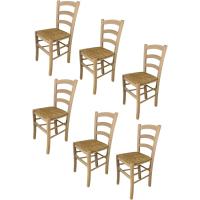 Venezia para Cocina y Comedor, Estructura en Madera de Haya lijada, no tratada, 100% Natural y Asiento - details 7