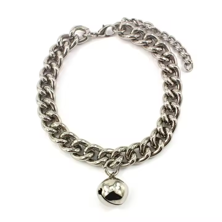 Moda sin decoloración para Bulldog Francés perro pequeño cachorro gato accesorio perro cadena de oro cadena para mascota Collar para perro Collar para gato - 1