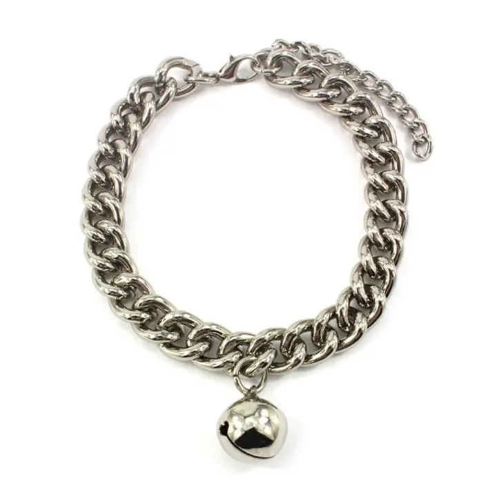 Moda sin decoloración para Bulldog Francés perro pequeño cachorro gato accesorio perro cadena de oro cadena para mascota Collar para perro Collar para gato - 1