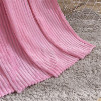 Mantas cálidas a cuadros de Coral, manta de franela grande súper suave y cálida para dormitorio de niños y adultos - details 3