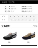 Mocasines sin cordones Zapatos casuales para hombre Zapatos de conducción transpirables de talla grande Pisos para caminar en la oficina Antideslizantes - details 5