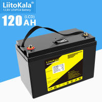 LiitoKala Paquete de Celdas Lifepo4 de 12V 120Ah con LCD, Batería de Litio Hierro Fosfato para Barco, Motor Eléctrico e Inversor - details 0