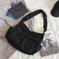 Bolso de hombro de lona para ropa de trabajo, bandolera Retro de gran capacidad, nuevo bolso de mensajero para clase de estudiante - details 2