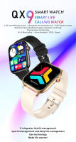 North Edge qx9 Health Check SMART Watch presión arterial, oxígeno en sangre, frecuencia cardíaca temperatura menstrual Bluetooth llamada SOS Weather Forecast Men Watch Women 's Watch compatible con Ios Android - details 0