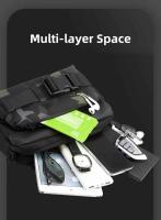 Mochila cruzada de un solo hombro para hombre, riñonera táctica militar para acampar, escalar, senderismo, ciclismo, viajes al aire libre - details 3