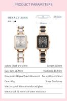 Reloj de Cuarzo de Lujo para Mujer Reloj de Negocios Elegante de Acero Inoxidable - details 6