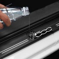 Pegatinas de protección para el suelo de la puerta de fibra de carbono resistente a arañazos y umbral de auto accesorios para 500 coche - details 0