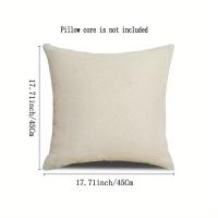 4 Fundas De Almohada Decorativas Azules Con Diseño Geométrico, Cubierta De Cojín Para Cama, Sofá, Sala De Estar - details 4