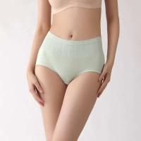 3 UDS Ropa interior menstrual a prueba de fugas de cintura alta sin costuras para mujer - details 9