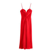 TRAFZA 2025 vestido de verano para mujer, moda sólida, sin mangas, Vestidos largos, vestido de noche versátil para mujer, Vestidos - details 2