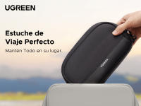 UGREEN Organizador de viaje para almacenamiento de accesorios electrónicos, bolsa impermeable para cables, bolsas de viaje - details 0