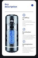 Leten-masturbación masculina con succión automática y calefacción, juguetes sexuales de succión de bolsillo para Vagina, productos para adultos, taza masturbadora para hombre - details 13