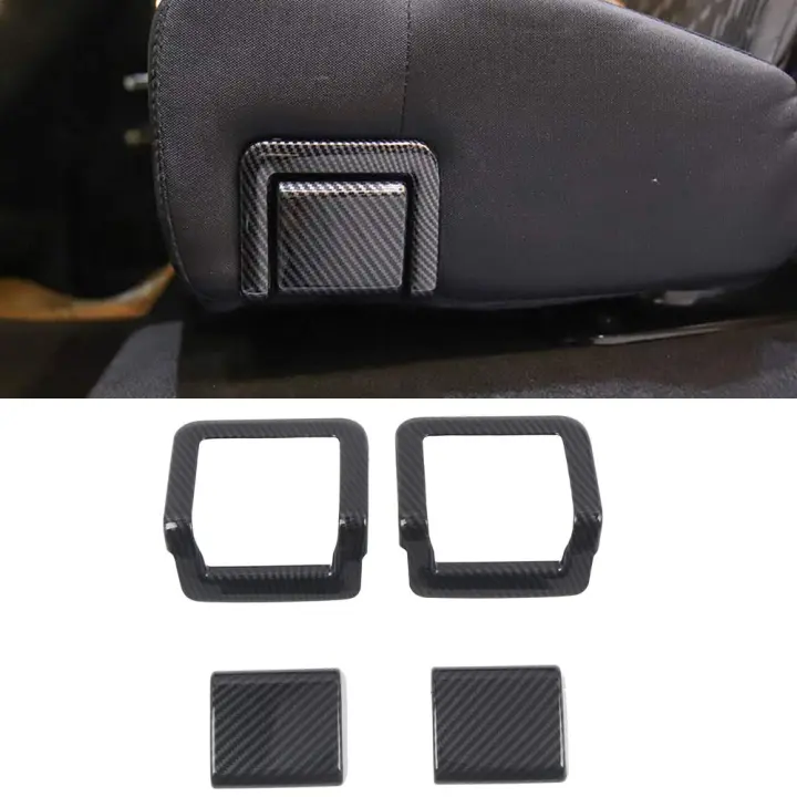 Accesorios de Coche Toyota Tundra 2014-2021 Cubierta de Ventilador de Aire Acondicionado de Fibra de Carbono ABS 3pcs No Apto para RHD - 1