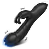 Vibrador de Conejo de Silicona Potente 2 en 1 Estimulador de Clítoris para Mujeres - details 1