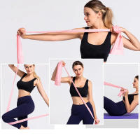 Banderas de Resistencia para Yoga Deportivo Entrenamiento de Pilates con Goma Elástica de Látex Natural Gimnasio en Casa Deportes y Salud - details 1