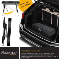 Mesa de Camping Plegable Marco de Aluminio Tablero Enganchable Ajuste de Altura Incluso - details 29
