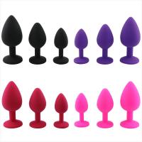 Tapón Anal de silicona Unisex, tapón sexual de 3 tamaños diferentes, productos para adultos, entrenador Anal para parejas, Juguetes sexuales - details 0