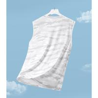 Verano de los hombres 2025 nuevo secado rápido T hielo fresco tejido deportes manga corta cuello redondo correr fitness T - details 13