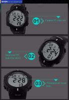Reloj Deportivo de Lujo Premium Reloj Militar LED Impermeable Pulsera de Cuero - details 6