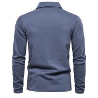 polos hombre manga larga ropa hombre día del padre Nuevo bordado Polo de manga larga para hombres Cuello vuelto Hombres Casual Negocios sociales Polos Camisa de golf de lujo Hombre - details 2