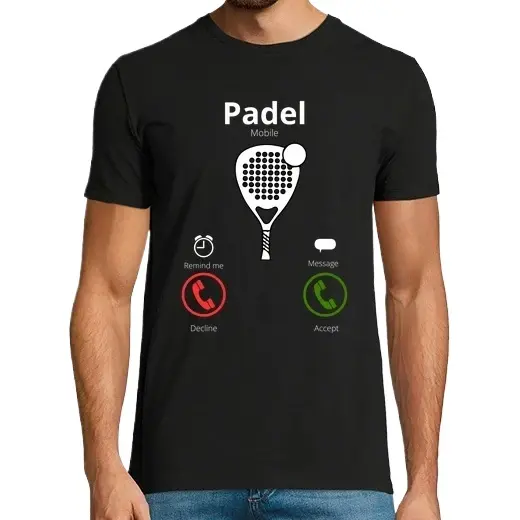 El padel me llama,Camiseta de Pádel Divertido, ropa para exteriores - 1