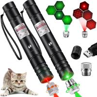 Juguete Láser para Mascotas USB Recargable Portátil, Interactivo para Interior y Exteriores, Juego de 1/2 Counts - details 0