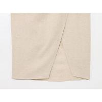 - Conjunto de falda con top con hebilla sin mangas, solapa plisada, mezcla de lino, temperamento, novedad de verano de estilo coreano - details 10