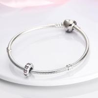Encanto de Cuentas de Plata de Ley S925 100% Originales para Mujer Joyería DIY Material Principal de Zirconio Pulsera Ajuste de 3mm - details 0