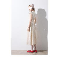 Vestido floral del sur de Francia, estilo de vacaciones de verano en el campo para mujer, mono de manga corta, falda larga con tirantes - details 33