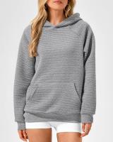 Sudadera con Capucha Básica para Mujer Estilo Y2K a la Moda Sudadera con Bolsillo Suelto - details 5