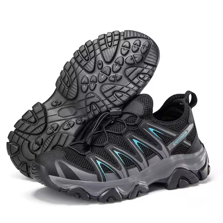 Zapatillas para correr para hombre 2025 con absorción de impactos, moda informal, plataforma grande, malla, zapatos originales para caminar y tenis - 1